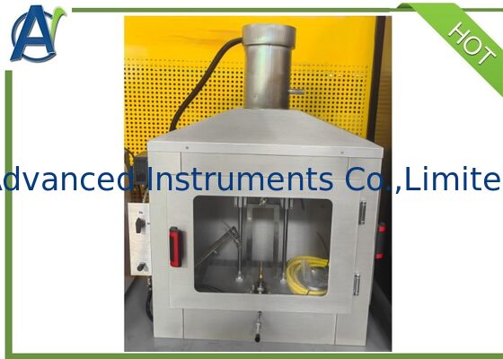 دستگاه آزمایش قابل اشتعال بودن مواد ساختمانی ISO 11925-2 آزمایش کننده منبع تک شعله
