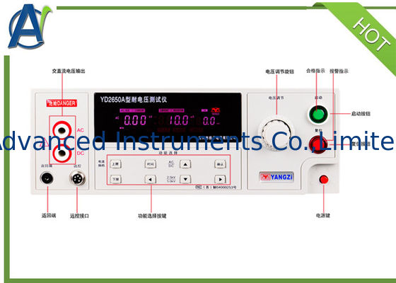 5KV 10KV AC DC Hipot Test HV کیت مقاومت در برابر ولتاژ تجهیزات تست
